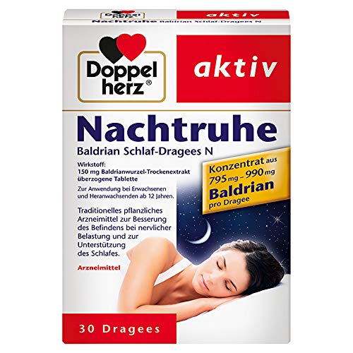 Doppelherz Nachtruhe Baldrian Schlaf-Dragees N – Arzneimittel zur...