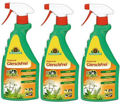 3 x 750 ml Neudorff Finalsan AF GierschFrei Unkrautvernichter,...