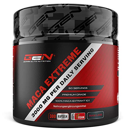 Maca Extreme - 300 Kapseln - Extra hochdosiert: 30.000mg pro...