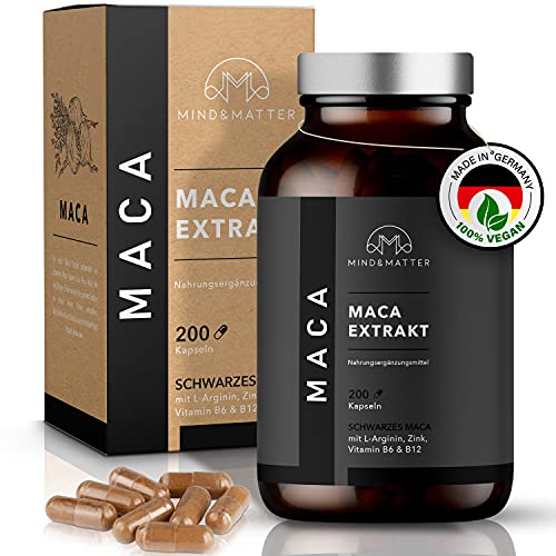 MIND&MATTER© Premium [schwarzes Maca] aus Peru – hochdosiert mit...