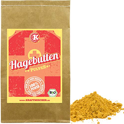 Bio Hagebuttenpulver (Rosa canina) - 1kg- [Testsieger 2021 / 2020 /...